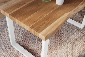 #akazienaturfarben #160x85 #u-gestellweiß