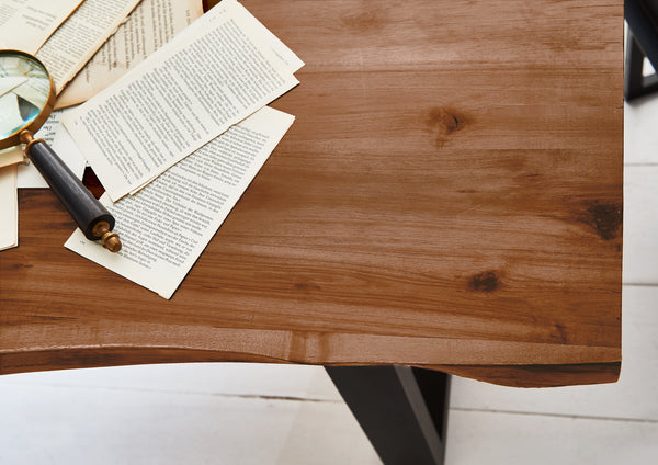 #naturfarben #200x100 #u-gestellschwarz