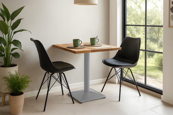 #naturfarben #60x60 #säulen-gestelleckigsilber