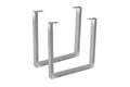 #nussbaumfarben #80x80 #u-gestellsilber