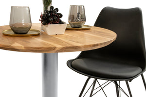 #akazienaturfarben #70x70 #säulen-gestelleckigsilber