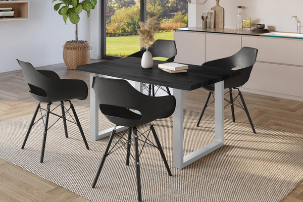 #holzgrau-optik #120x80 #u-gestellsilber