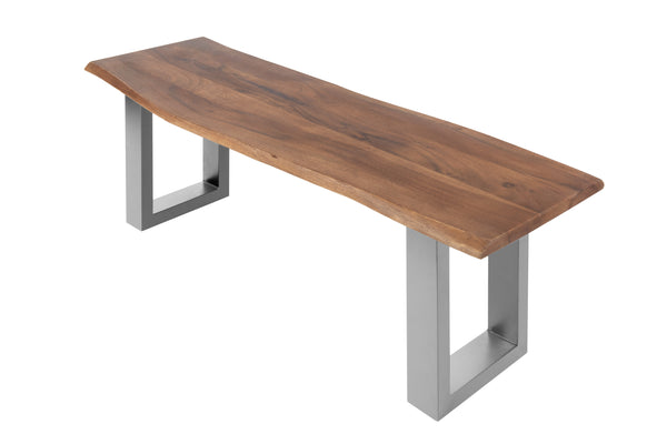 #nussbaumfarben #160cm #u-gestellsilber