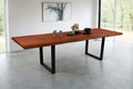 #nussbaumfarben #160(260)x90 #u-gestellschwarz