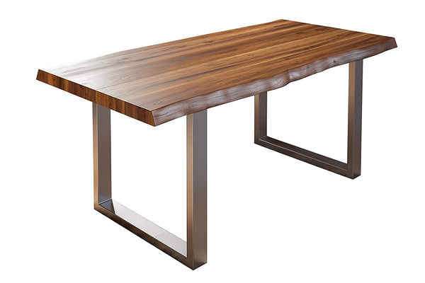 #nussbaumfarben #260x100 #u-gestellsilber