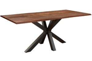 #nussbaumfarben #220x100 #spider-gestellschwarz