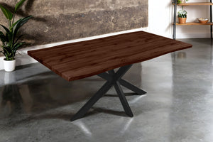 #nussbaumfarben #180x90 #spider-gestellschwarz