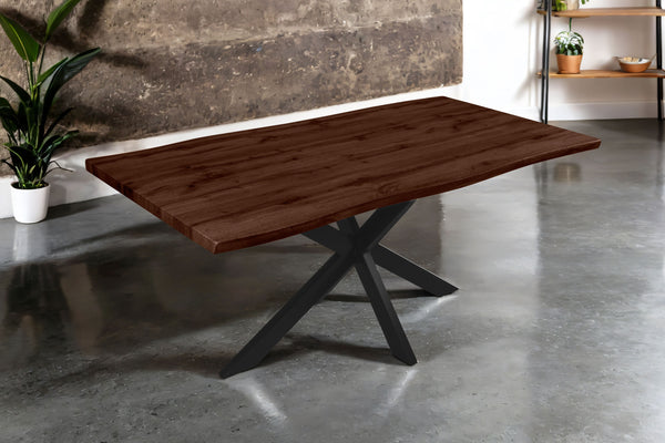 #nussbaumfarben #180x90 #spider-gestellschwarz