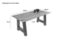 #200x100 #a-gestellsilber