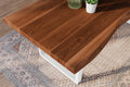 #akazienussbaumfarben #240x100 #u-gestellweiß