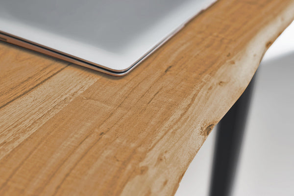 #eichenfarben #200x100 #u-gestellschwarz