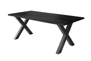 #holzgrau-optik #200x100 #x-gestellschwarz