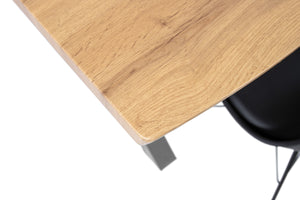 #wildeichenfarben #200x100 #x-gestellsilber