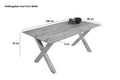 #180x90 #x-gestellschwarz