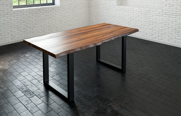 #nussbaumfarben #160x85 #u-gestellschwarz