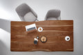 #nussbaumfarben #260x100 #u-gestellsilber