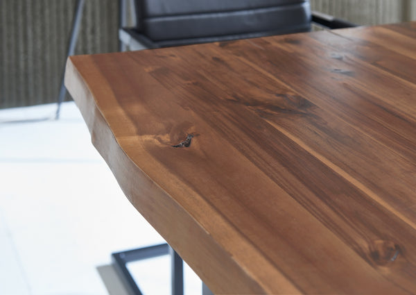 #nussbaumfarben #280x100 #u-gestellsilber