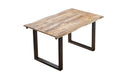 #160(260)x90 #mangonaturfarben #u-gestellschwarz