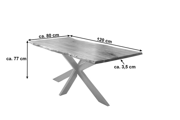 #naturfarben #120x80 #spider-gestellsilber