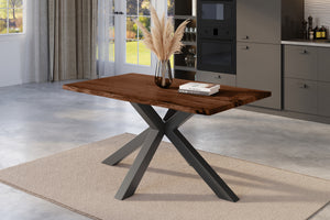 #nussbaumfarben #120x80 #spider-gestellschwarz