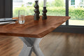#nussbaumfarben #180x90 #spider-gestellsilber