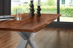 #nussbaumfarben #180x90 #spider-gestellsilber