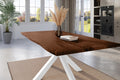 #nussbaumfarben #220x100 #spider-gestellweiß