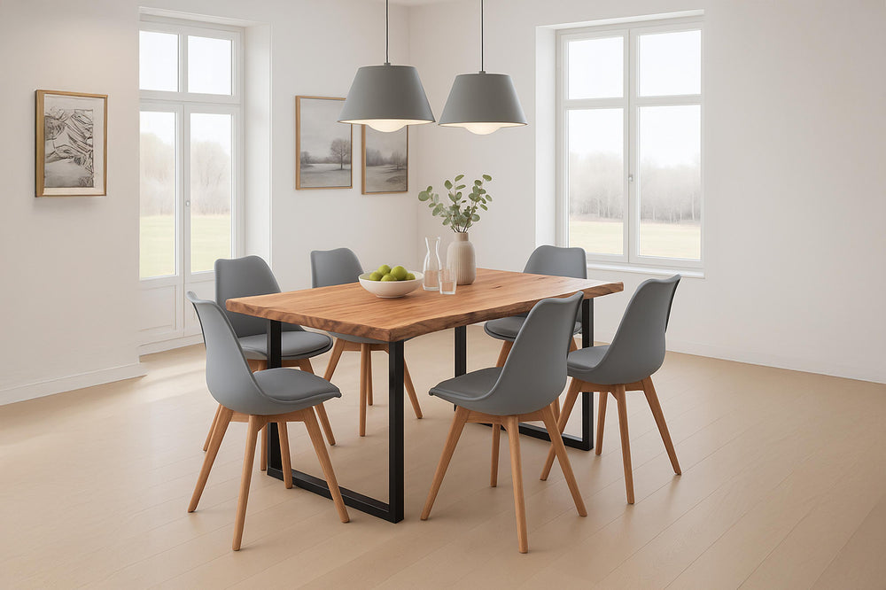 #naturfarben #180x90 #schalenstuhlgrau