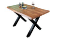#nussbaumfarben #180x90 #x-gestellschwarz