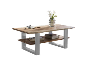 #akazienaturfarben #115x65 #u-gestellsilber