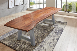 #nussbaumfarben #300x100 #a-gestellsilber