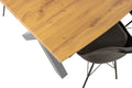 #wildeichenfarben #220x100 #x-gestellsilber