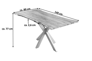 #naturfarben #140x80 #spider-gestellsilber