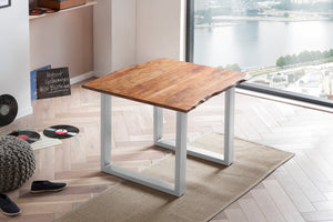 #nougatfarben #80x80 #u-gestellsilber