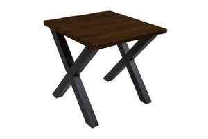 #nussbaumfarben #80x80 #x-gestellschwarz