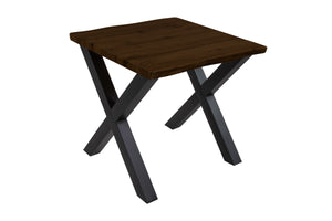 #nussbaumfarben #80x80 #x-gestellschwarz