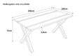 #240x100 #x-gestellschwarz