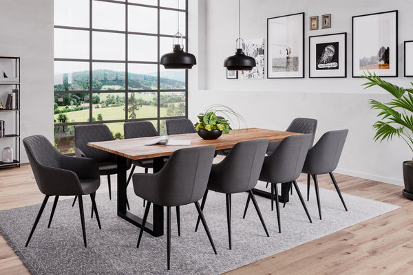 #naturfarben #220x100 #u-gestellschwarz