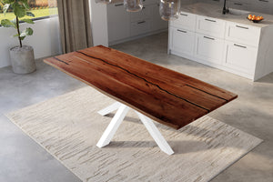 #nussbaumfarben #260x100 #spider-gestellweiß