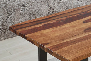 #sheeshamnaturfarbenlackiert #160x85 #u-gestellschwarz