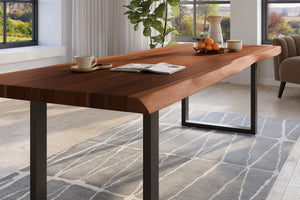 #nussbaumfarben #280x120 #u-gestellschwarz