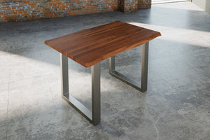 #nougatfarben #140x80 #u-gestellsilber