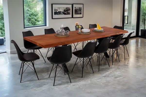 #nussbaumfarben #200(300)x100 #x-gestellschwarz