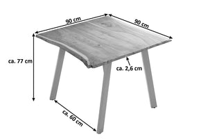 #naturfarben #90x90 #vierfuß-gestell