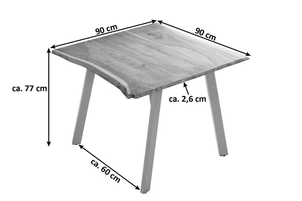 #naturfarben #90x90 #vierfuß-gestell