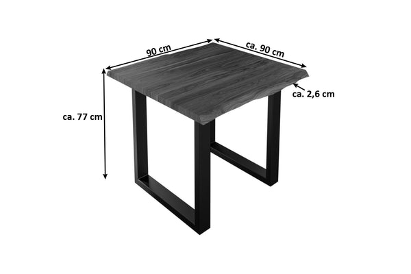#nougatfarben #90x90 #u-gestellschwarz