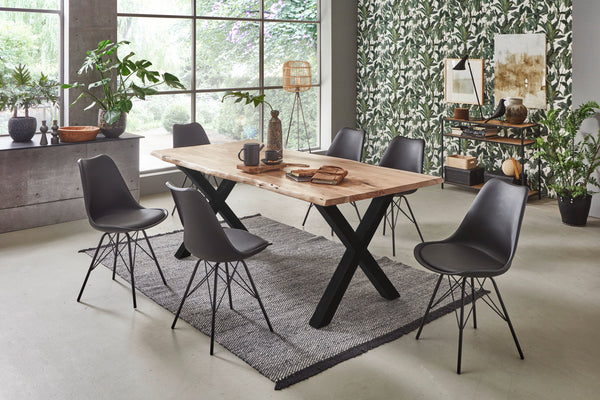 #naturfarben #180x90 #x-gestellschwarz