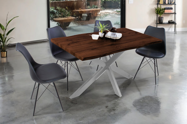 #nussbaumfarben #120x80 #spider-gestellsilber