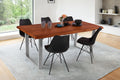 #nussbaumfarben #200(300)x100 #u-gestellsilber
