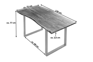 #naturfarben #130x75 #u-gestellsilber